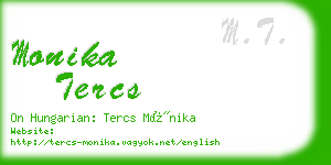 monika tercs business card